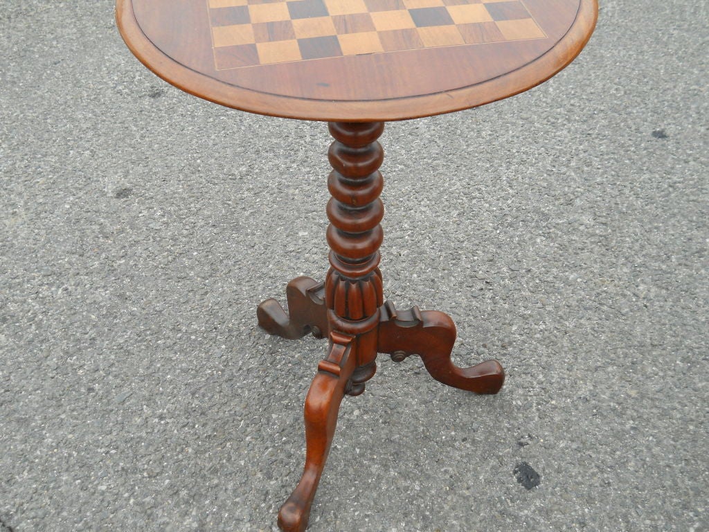 Mahogany Game Side Tables at 1stDibs