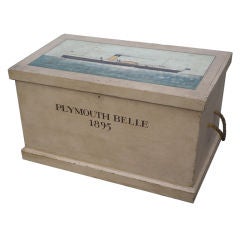 Antique Painted Pine Chest
