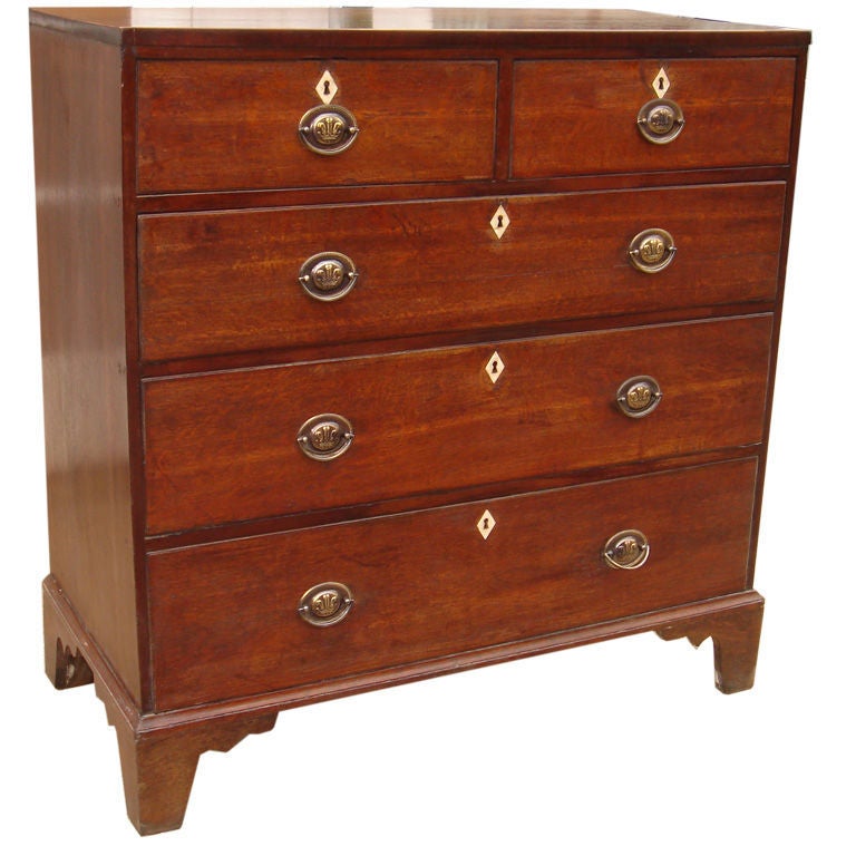 19th Century Mahogany Chest For Sale