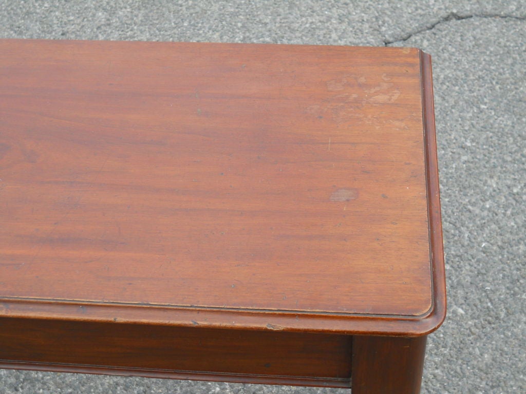 20th Century Walnut Console Table For Sale