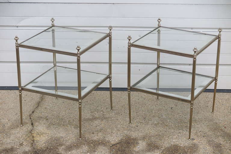 French Side Tables In Good Condition For Sale In Bridgehampton, NY