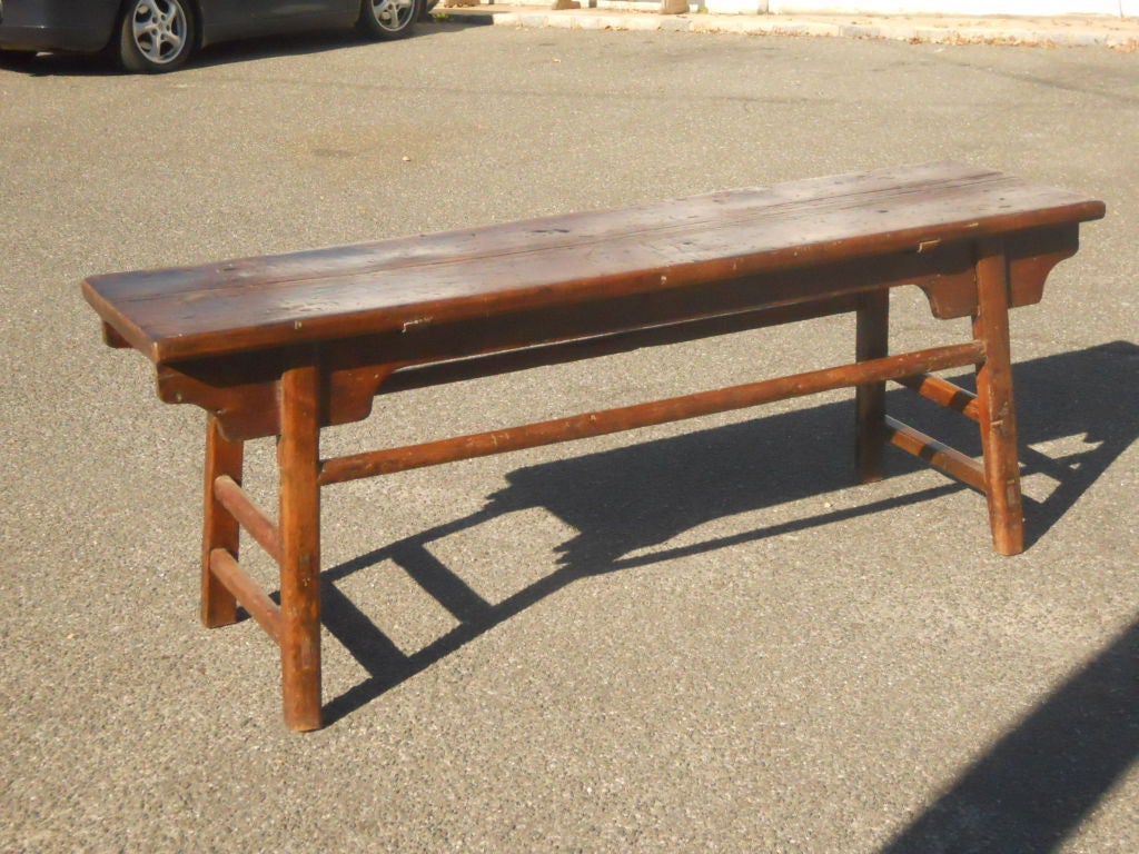 A long and narrow chinese console table or server, also good as a sofa table.