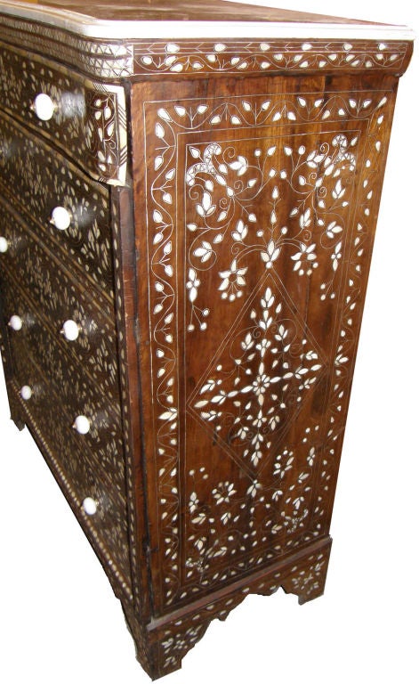 Mother of Pearl Inlaid Chest of Drawers 1