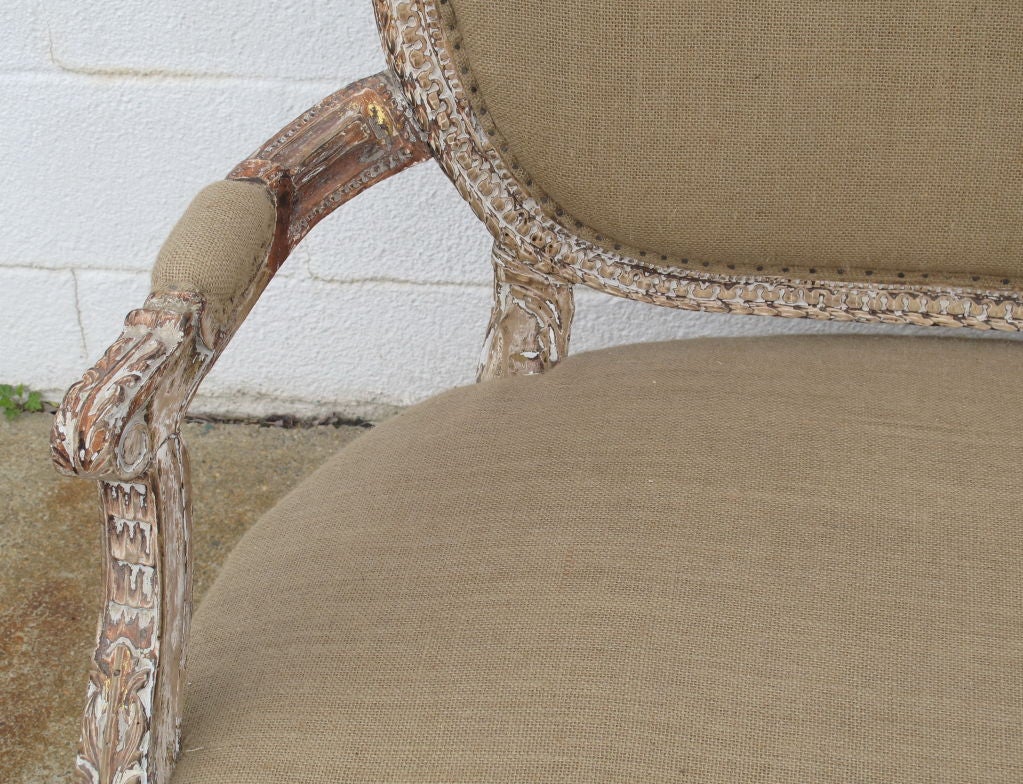 French Settee In Good Condition For Sale In Bridgehampton, NY
