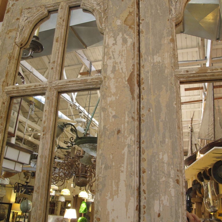 Set of French 19th C Doors with Mirrors