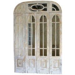 Set of French 19th C Doors with Mirrors