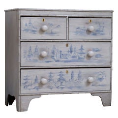Faux Bamboo Pine Chest of Drawers