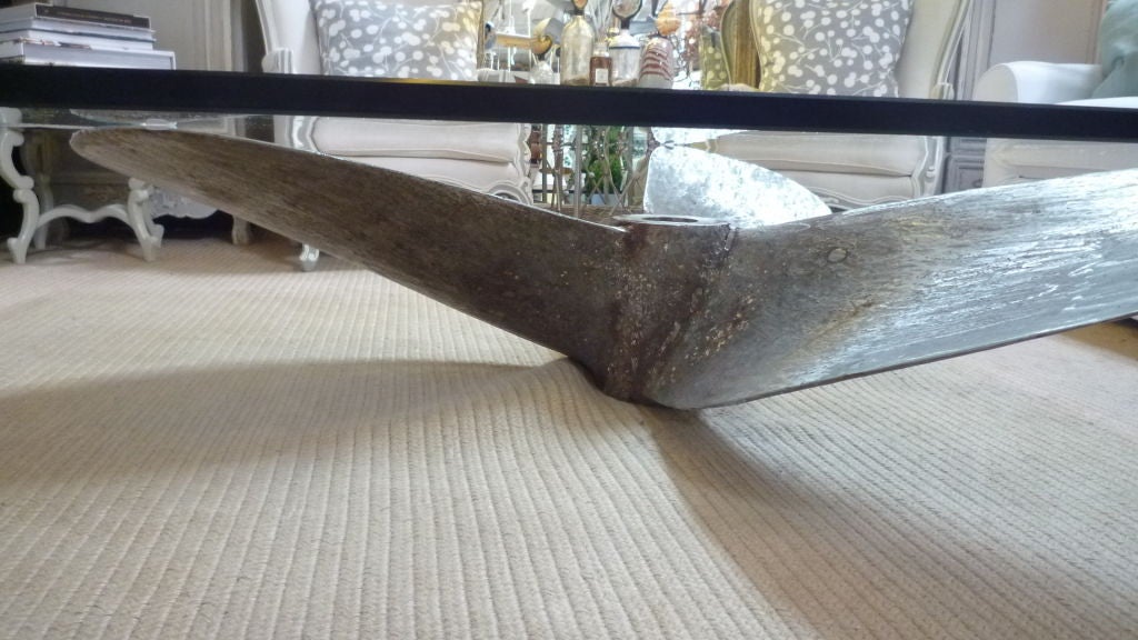 20th Century Antique Ship Propeller Coffee Table