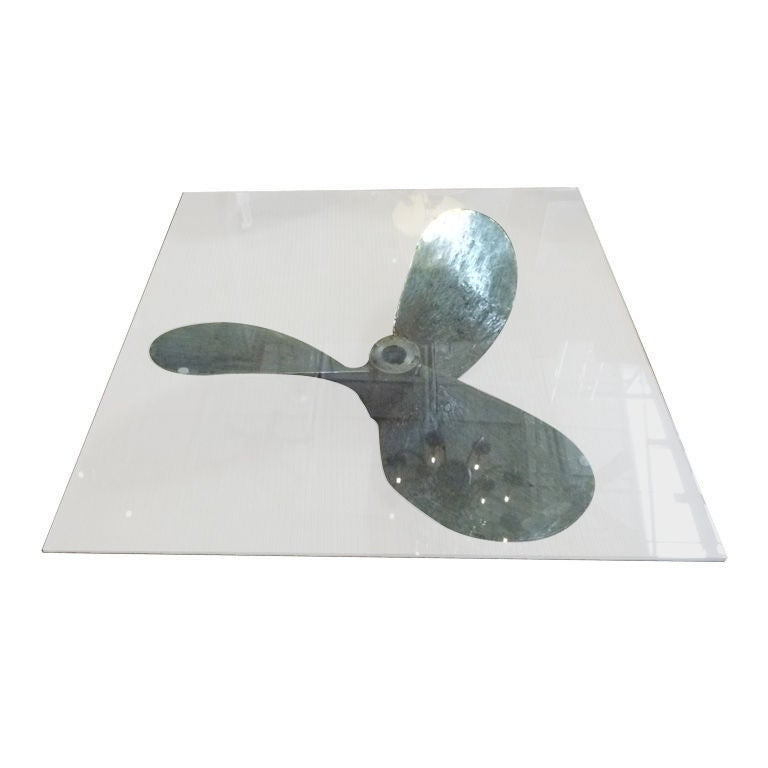 Antique Ship Propeller Coffee Table