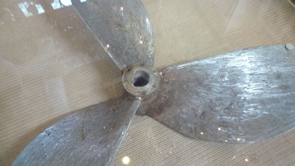 Antique Ship Propeller Coffee Table 2