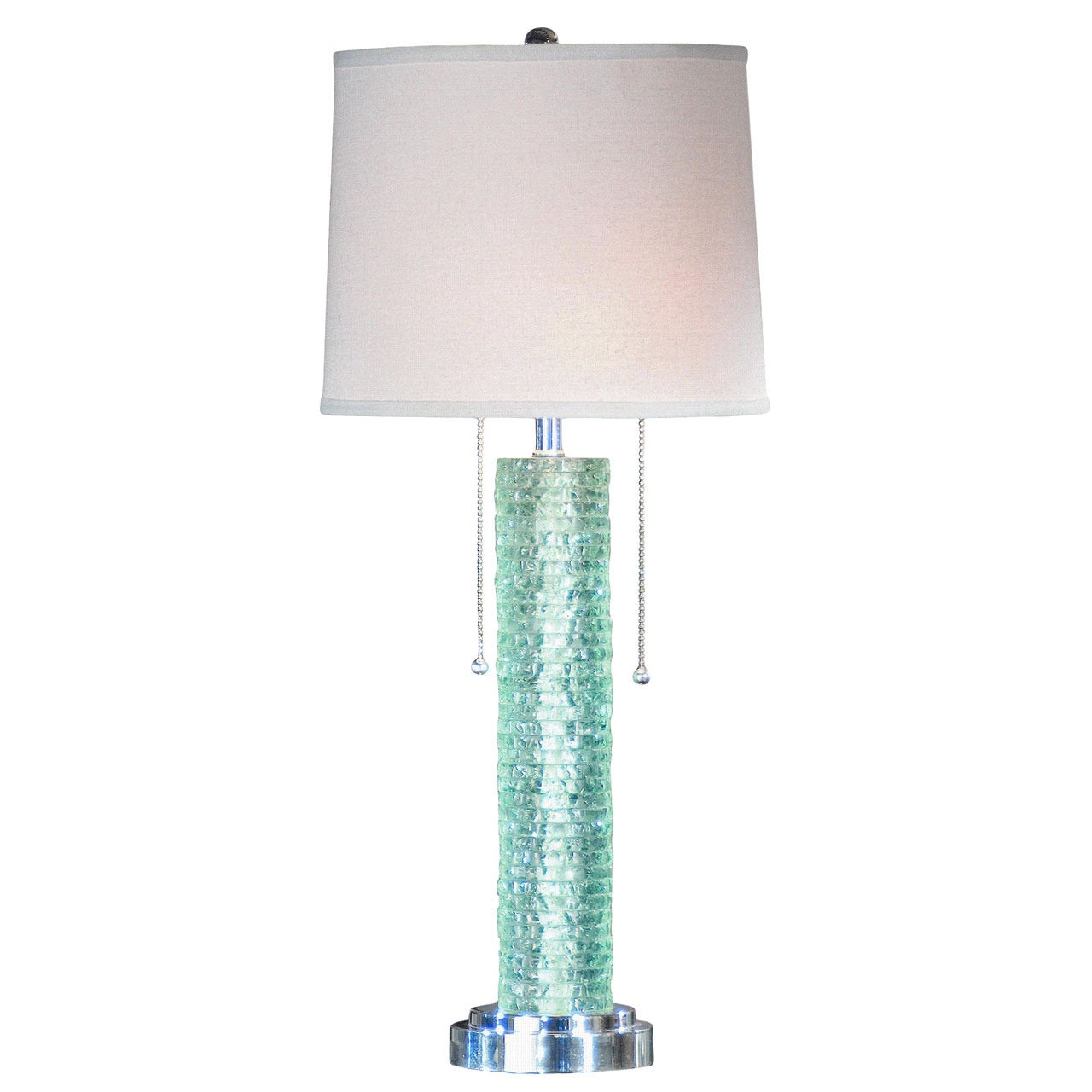 Aqua Column Lamp For Sale