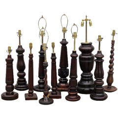 Antique English Table Lamps