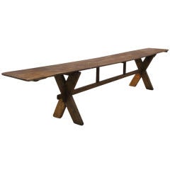 Very Long Trestle Table