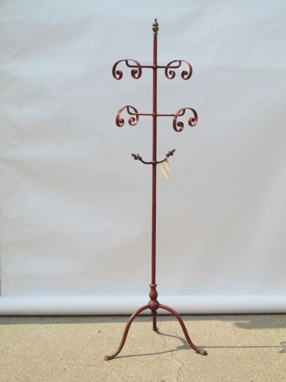 French Iron Coat Stand
