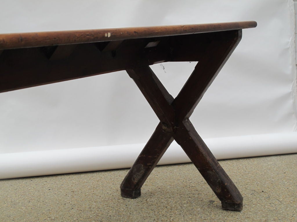 Pine French Trestle Table