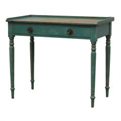 Small Painted Pine Desk Small Painted Pine Desk