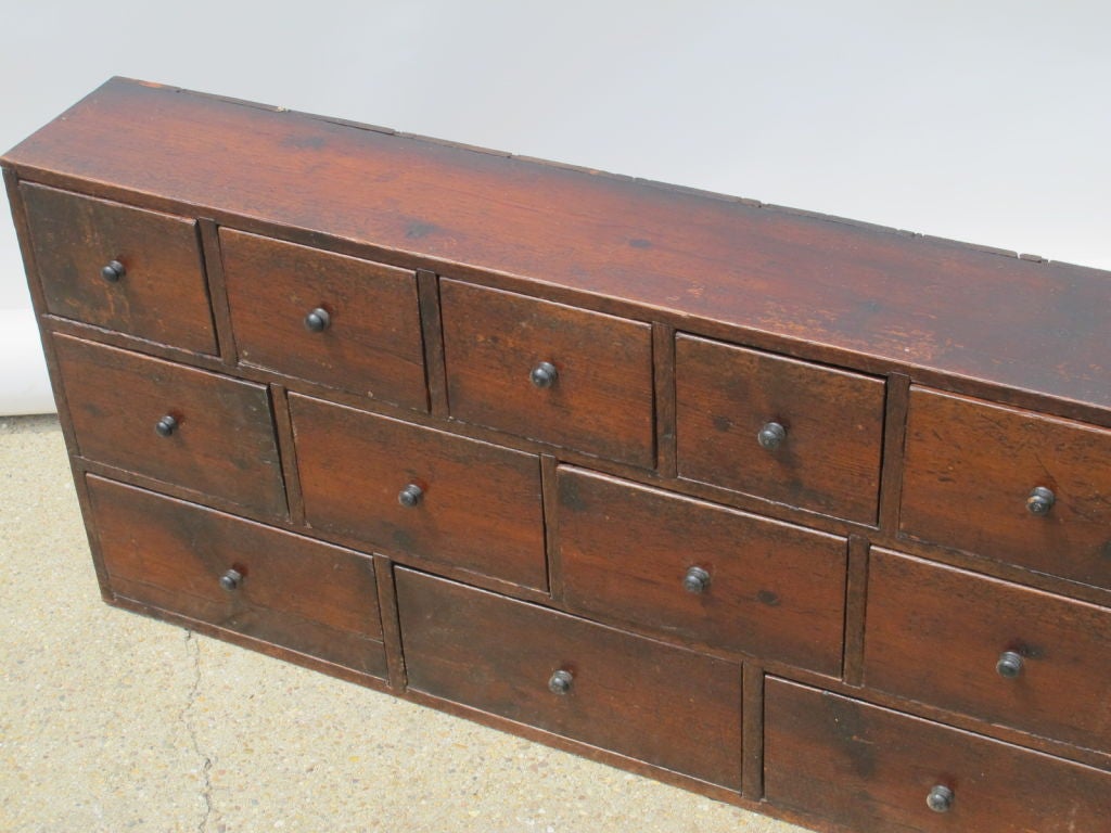 English Apothecary Drawers In Good Condition For Sale In Bridgehampton, NY