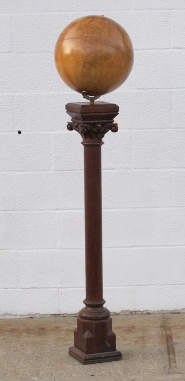 English Globe on Stand