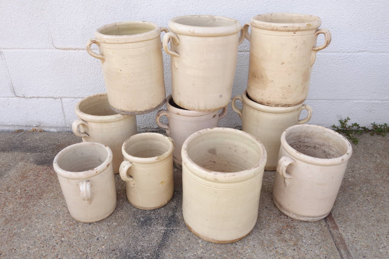 20th Century Collection of Italian Confit Pots