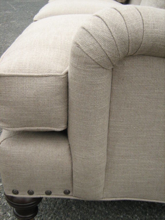 American Custom Upholstered Bridgewater Sofa For Sale