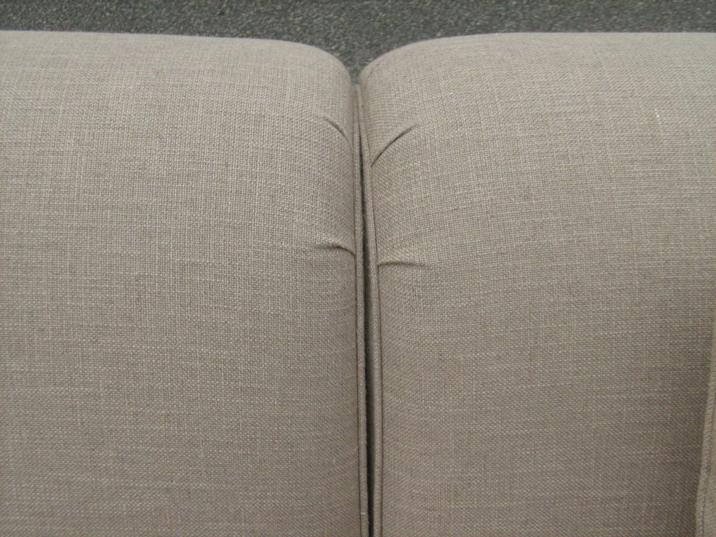 Custom Upholstered Bridgewater Sofa In Good Condition For Sale In Bridgehampton, NY
