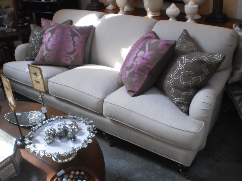 Custom Upholstered Bridgewater Sofa For Sale 1