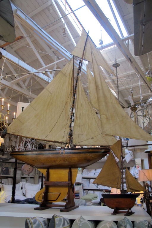 20th Century English Victorian Pond Yachts For Sale