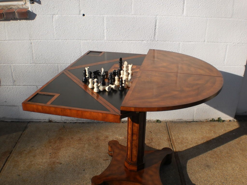 Folding Game Table For Sale at 1stdibs
