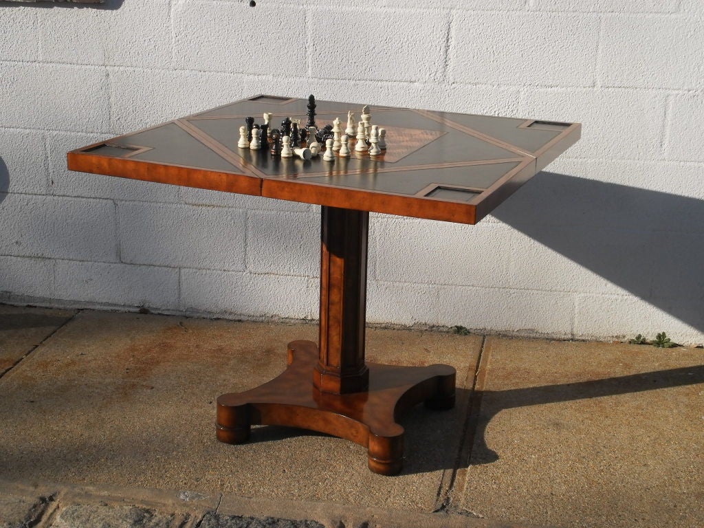 Folding Game Table For Sale at 1stDibs