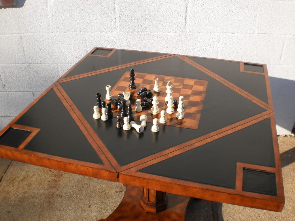 Folding Game Table For Sale at 1stDibs