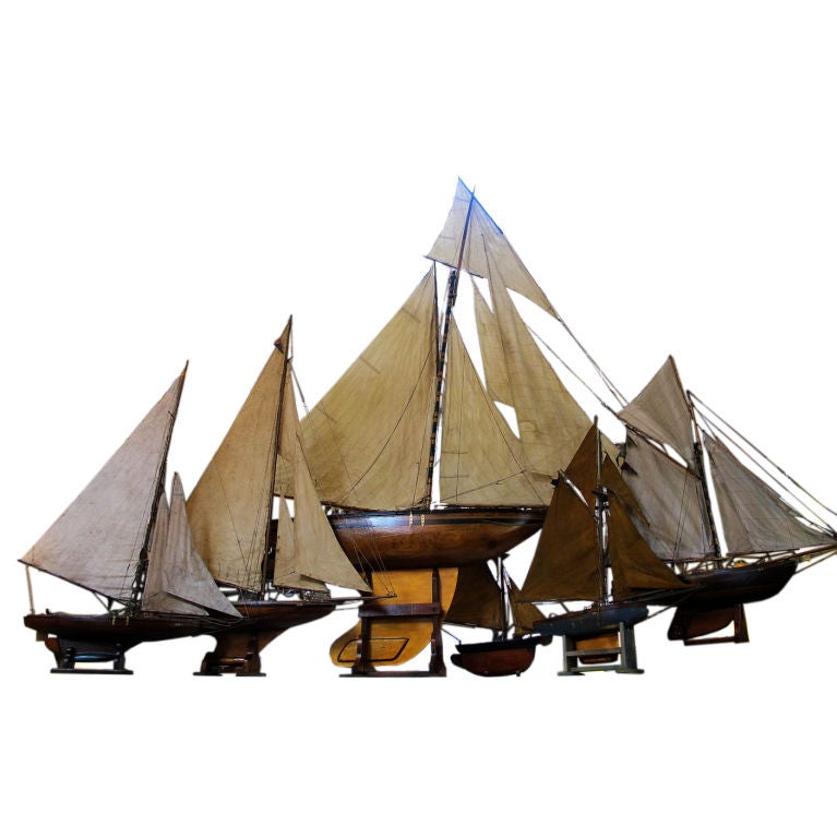English Victorian Pond Yachts For Sale