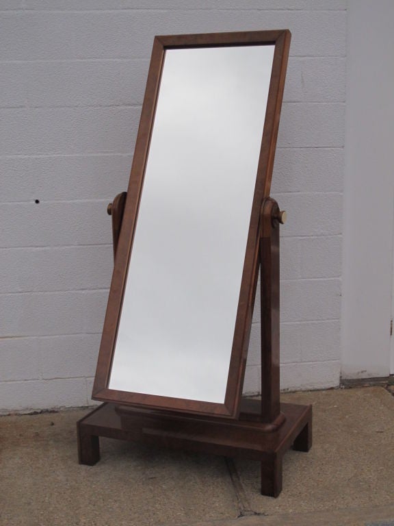 French Art Deco Cheval Mirror