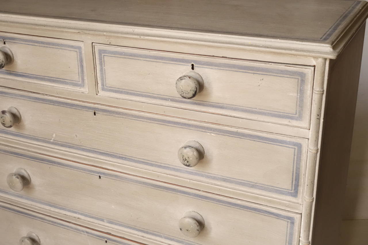 Repainted English Chest of Drawers