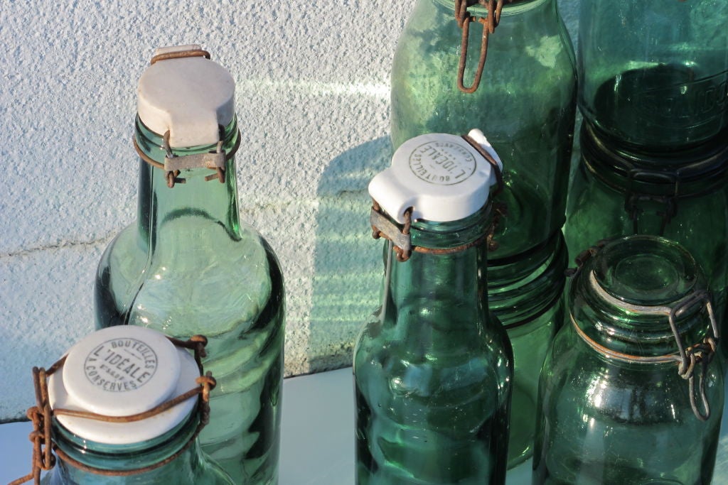 French preserving jars In Good Condition For Sale In Bridgehampton, NY