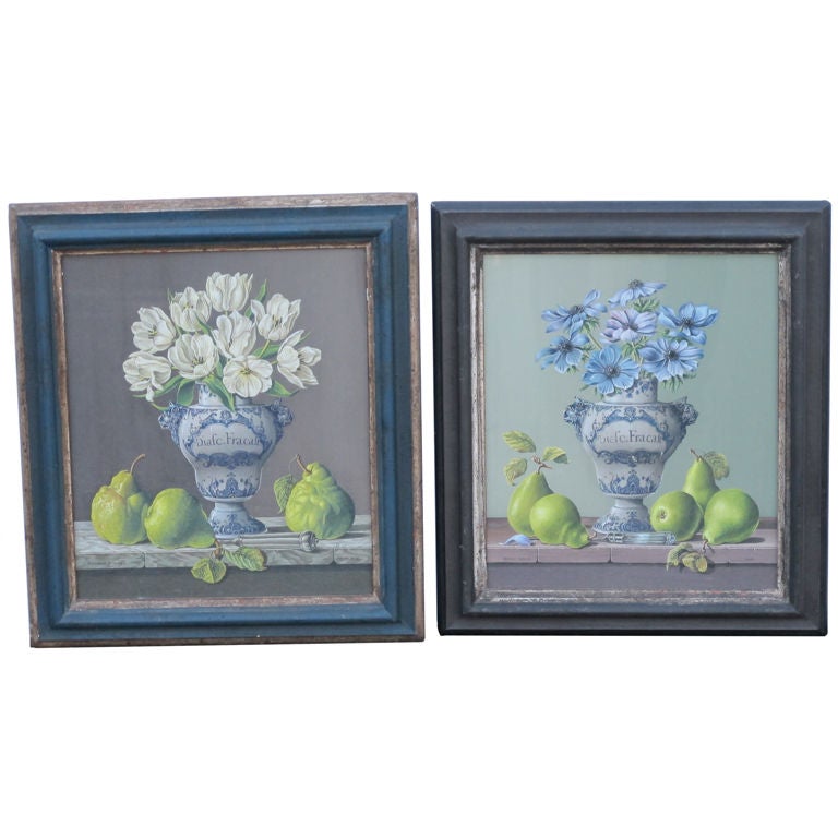 Pair Still Life Paintings