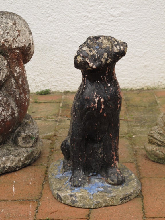 English Collection of Stone Animals For Sale