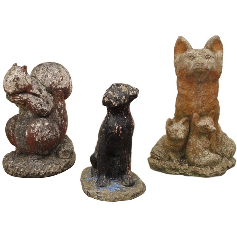 Collection of Stone Animals For Sale