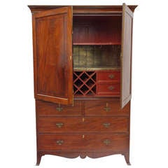 Antique Converted Cocktail Cabinet