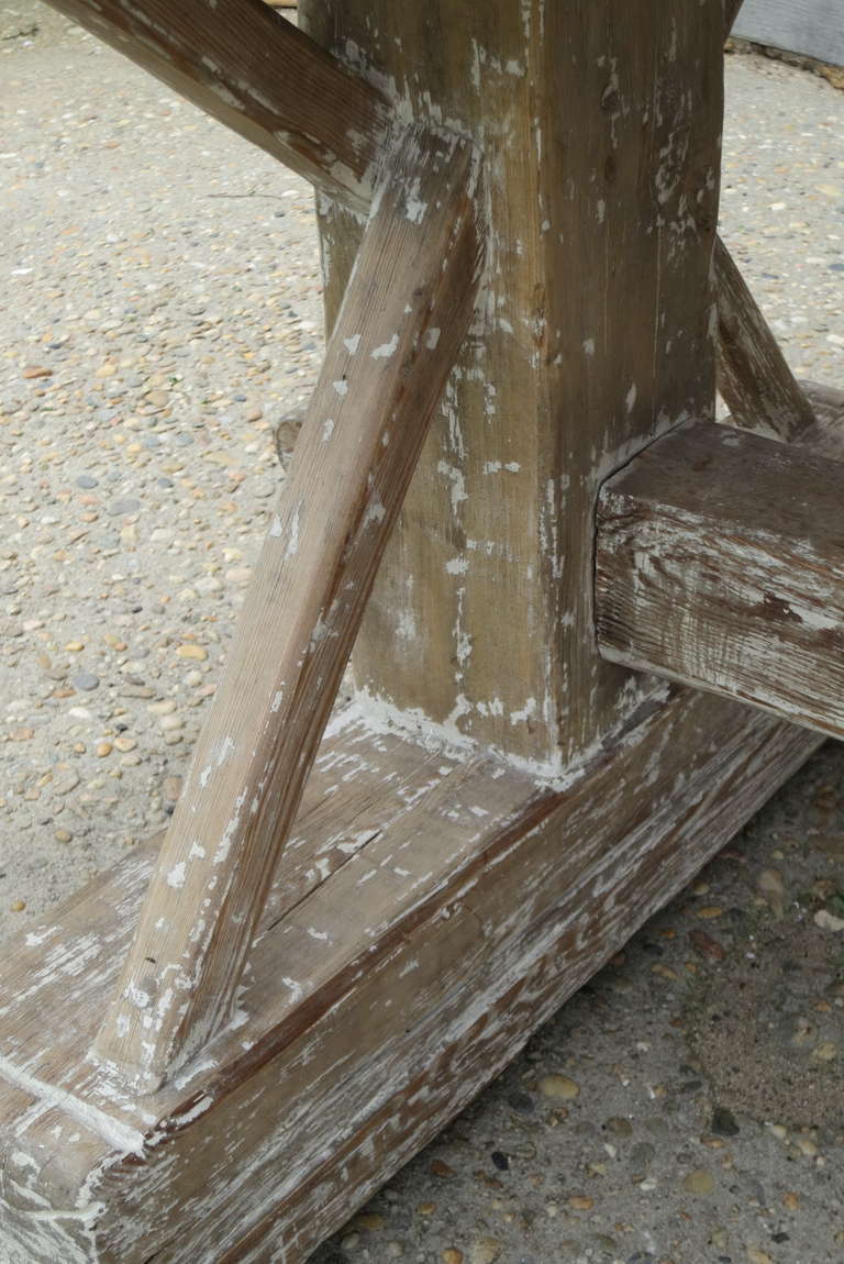 Dining Table in Antique Timbers In Good Condition For Sale In Bridgehampton, NY