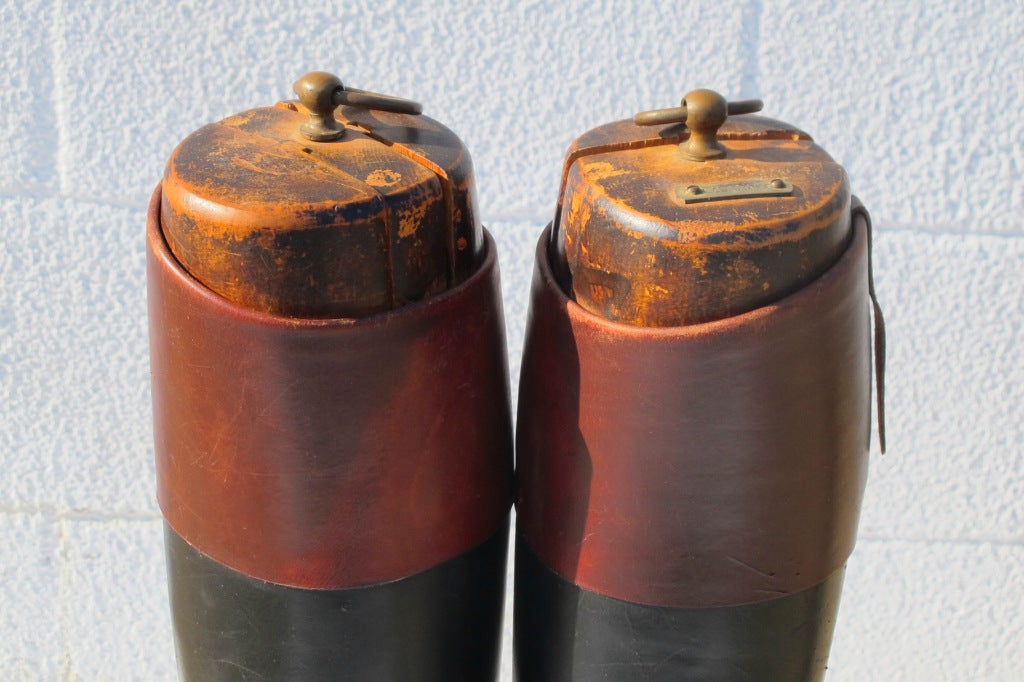 Vintage Riding Boots with Wooden Trees 1