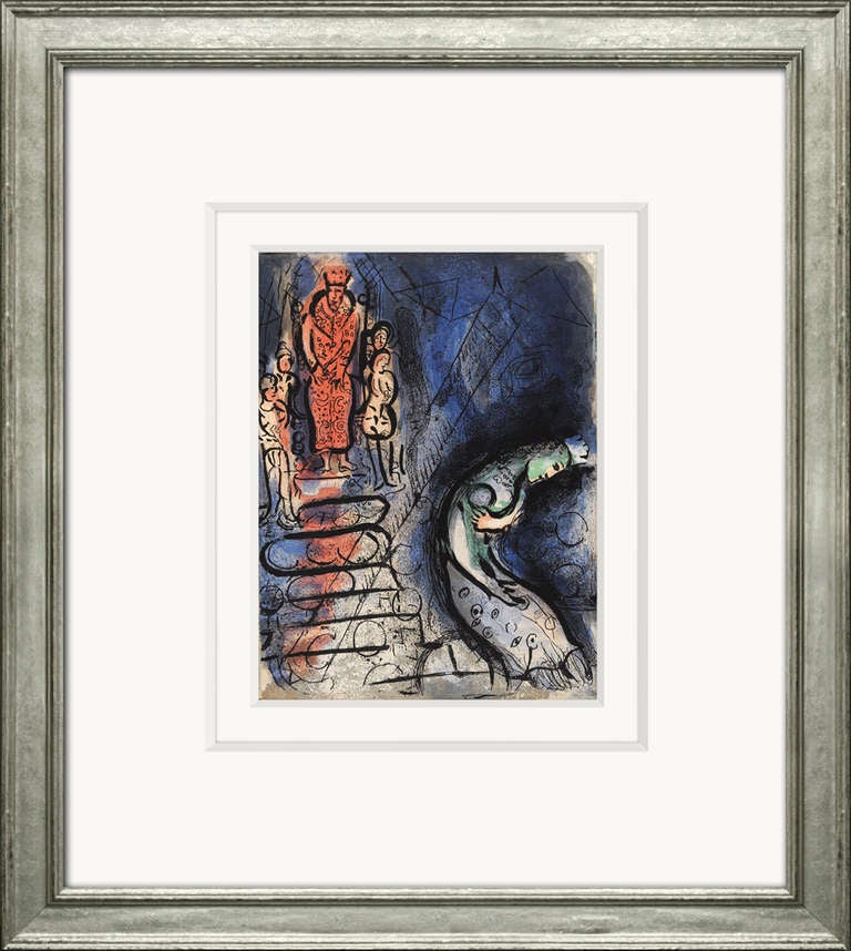 Marc Chagall Bible Story Prints In Good Condition For Sale In Bridgehampton, NY
