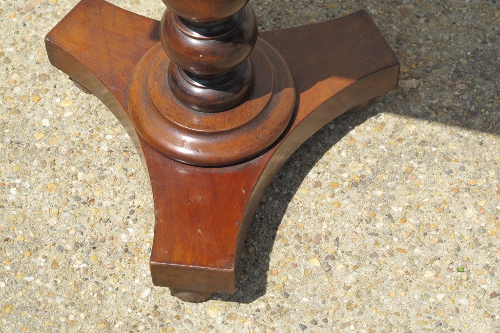 Mahogany Pedestal Tables For Sale 1