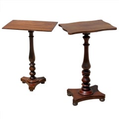 Mahogany Pedestal Tables