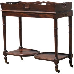 Antique English Mahogany Butlers Table