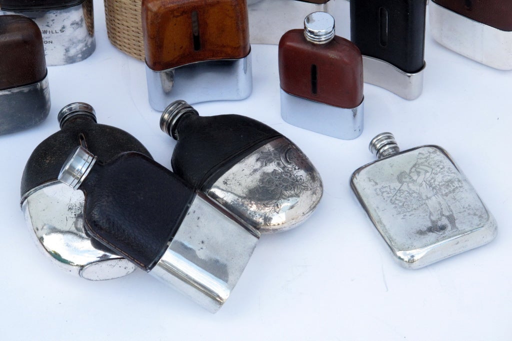 Victorian Flasks In Good Condition For Sale In Bridgehampton, NY