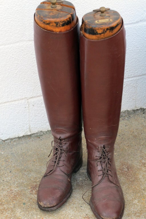 vintage equestrian boots