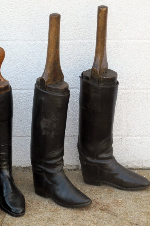 Vintage Riding Boots In Good Condition For Sale In Bridgehampton, NY