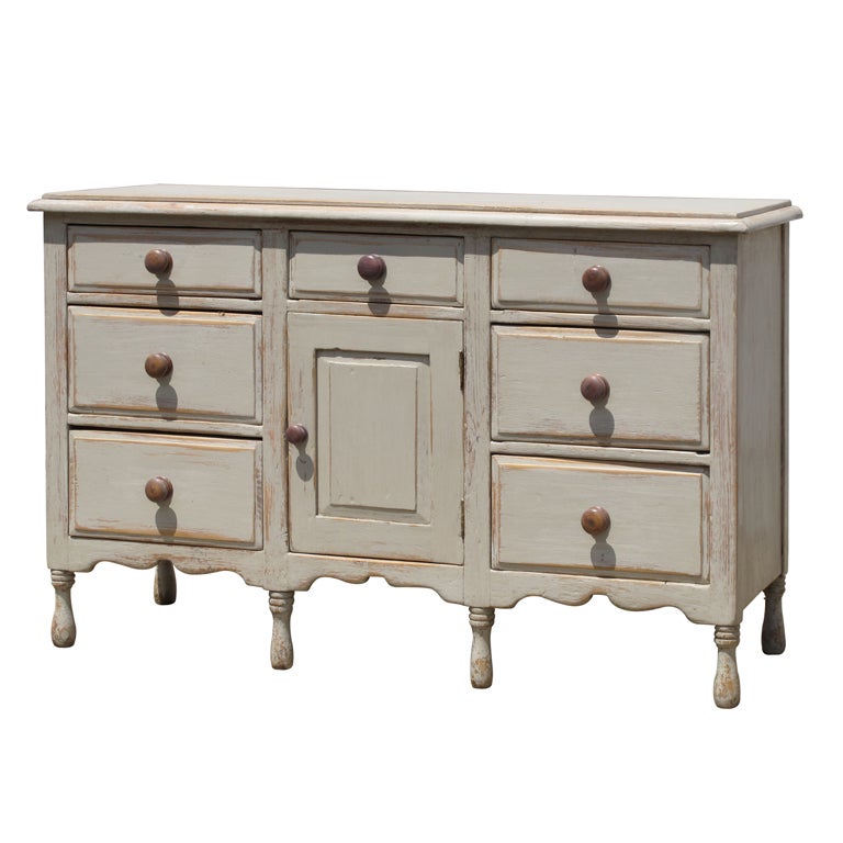 English Painted Server For Sale