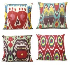 Silk Ikat Pillows