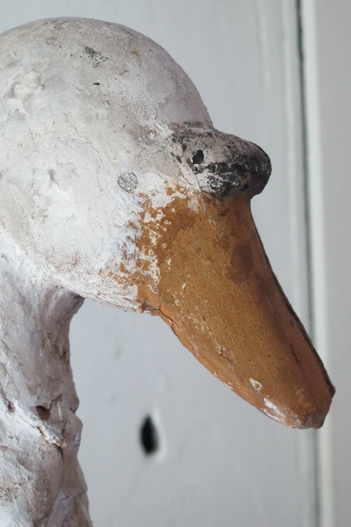 Early American Hand Carved Swan For Sale 3